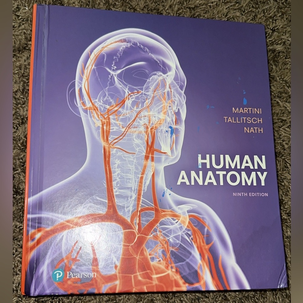 Pearson Human Anatomy Textbook - Orange Cover